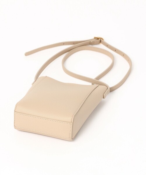 MACKINTOSH PHILOSOPHY（ﾏｯｷﾝﾄｯｼｭ ﾌｨﾛｿﾌｨｰ）の「スマホショルダーポーチ（ショルダーバッグ・レディース・ベージュ/シルバー/ブラック・FREE）」の14枚目の写真