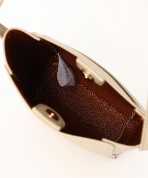 MACKINTOSH PHILOSOPHY（ﾏｯｷﾝﾄｯｼｭ ﾌｨﾛｿﾌｨｰ）の「スマホショルダーポーチ（ショルダーバッグ・レディース・ベージュ/シルバー/ブラック・FREE）」の15枚目の写真