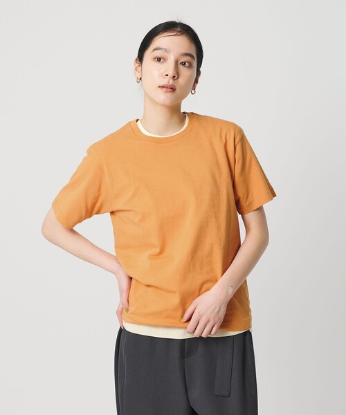 HANES(ヘインズ)の「【別注】<Hanes>2パック Tシャツ 2(Tシャツ/カットソー・レディース・その他2/オレンジ/ホワイト・FREE)」の1枚目の写真