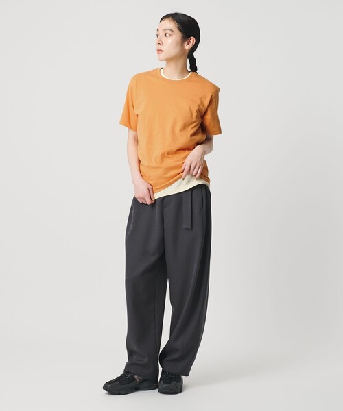 HANES(ヘインズ)の「【別注】<Hanes>2パック Tシャツ 2(Tシャツ/カットソー・レディース・その他2/オレンジ/ホワイト・FREE)」の5枚目の写真