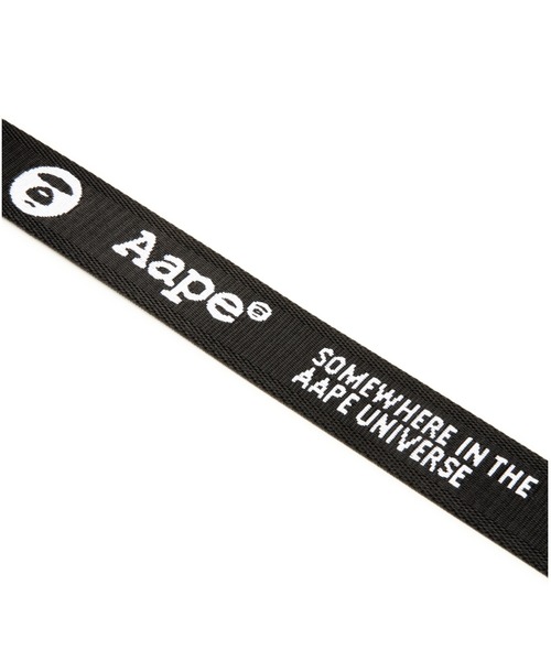 AAPE BY A BATHING APE（エーエイプバイアベイシングエイプ）の「AAPE MAIN BELT（ベルト・メンズ・ブラック系その他・FREE）」の5枚目の写真