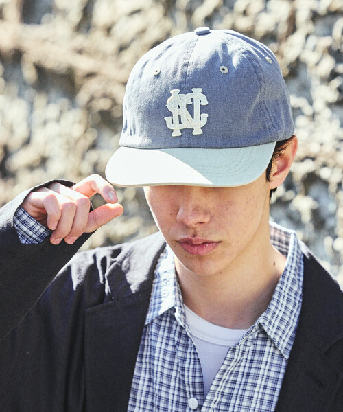 NAUTICA（ノーティカ）の「NAUTICA/ノーティカ フェード加工 NSC ロゴキャップ（キャップ・メンズ・ブラック/ベージュ/インディゴブルー/ネイビー/ブラウン/グリーン・ﾌﾘ-）」の6枚目の写真