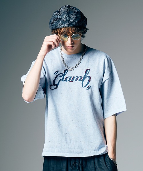 glamb(グラム)の「Hand Stitch Logo Knit / ハンドステッチロゴニット(ニット/セーター・メンズ・ブラック/ブルー・S/M/L)」の5枚目の写真