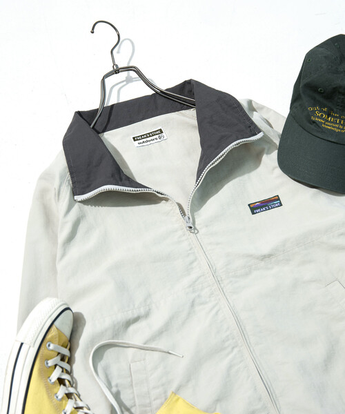 FREAK'S STORE(フリークスストア)の「限定展開 FREAK'S STORE OUTDOORS 配色 スタンドカラー ブルゾン(ブルゾン・レディース・ブラック/グレー/ネイビー/ベージュ/ブラウン・フリ-)」の10枚目の写真