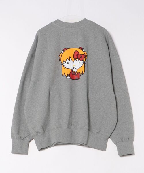 LOWRYS FARM(ローリーズファーム)の「【EVA x HELLO KITTY】スウェットプルオーバー 631255(スウェット・レディース・アイボリー/グレー/ブラック・FREE)」の5枚目の写真