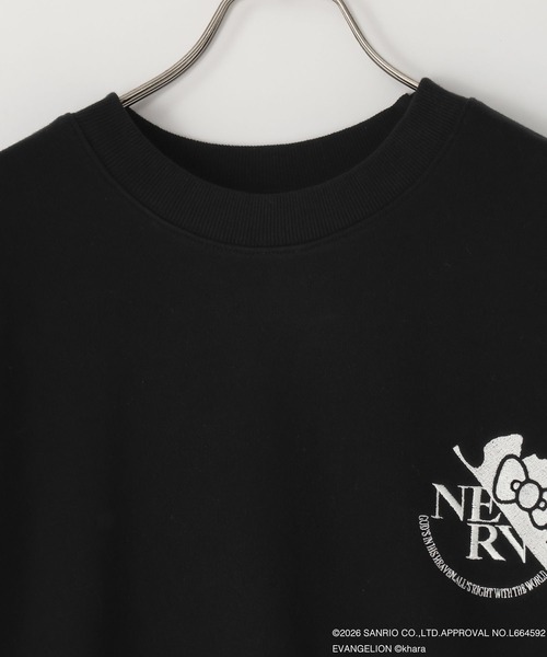 LOWRYS FARM(ローリーズファーム)の「【EVA x HELLO KITTY】スウェットプルオーバー 631255(スウェット・レディース・アイボリー/グレー/ブラック・FREE)」の7枚目の写真