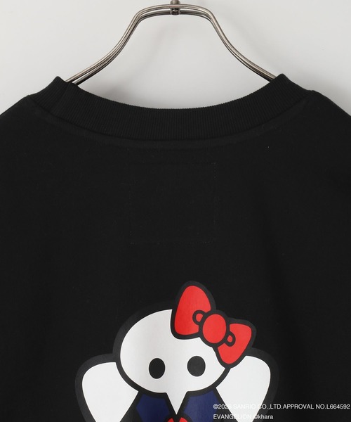 LOWRYS FARM(ローリーズファーム)の「【EVA x HELLO KITTY】スウェットプルオーバー 631255(スウェット・レディース・アイボリー/グレー/ブラック・FREE)」の9枚目の写真