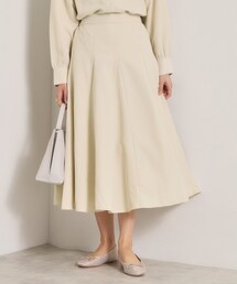 【手洗い可/セットアップ可】サテンピーチスカート