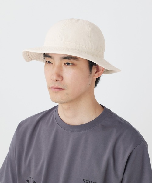 Snow Peak(スノーピーク)の「Snow Peak / Sulfur Dyed Fade Hat フェードハット(ハット・メンズ・チャコール/ホワイト/ブルー・ONE SIZE)」の2枚目の写真