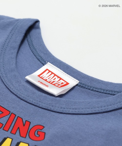 MARVEL（マーベル）の「〈スパイダーマン〉半袖Tシャツ（Tシャツ/カットソー・キッズ・チャコールグレー/ブルー/グレイッシュブルー/ホワイト・100cm/110cm/120cm/130cm/140cm）」の7枚目の写真