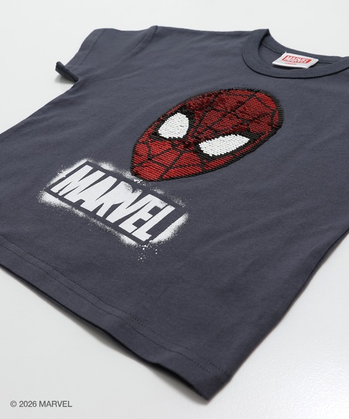 MARVEL（マーベル）の「〈スパイダーマン〉半袖Tシャツ（Tシャツ/カットソー・キッズ・チャコールグレー/ブルー/グレイッシュブルー/ホワイト・100cm/110cm/120cm/130cm/140cm）」の13枚目の写真