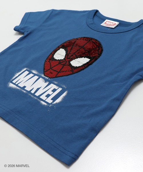 MARVEL（マーベル）の「〈スパイダーマン〉半袖Tシャツ（Tシャツ/カットソー・キッズ・チャコールグレー/ブルー/グレイッシュブルー/ホワイト・100cm/110cm/120cm/130cm/140cm）」の15枚目の写真