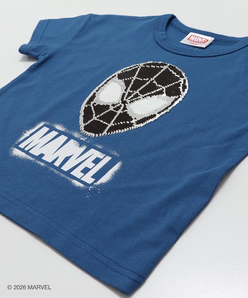 MARVEL（マーベル）の「〈スパイダーマン〉半袖Tシャツ（Tシャツ/カットソー・キッズ・チャコールグレー/ブルー/グレイッシュブルー/ホワイト・100cm/110cm/120cm/130cm/140cm）」の16枚目の写真