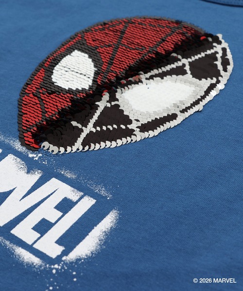 MARVEL（マーベル）の「〈スパイダーマン〉半袖Tシャツ（Tシャツ/カットソー・キッズ・チャコールグレー/ブルー/グレイッシュブルー/ホワイト・100cm/110cm/120cm/130cm/140cm）」の17枚目の写真