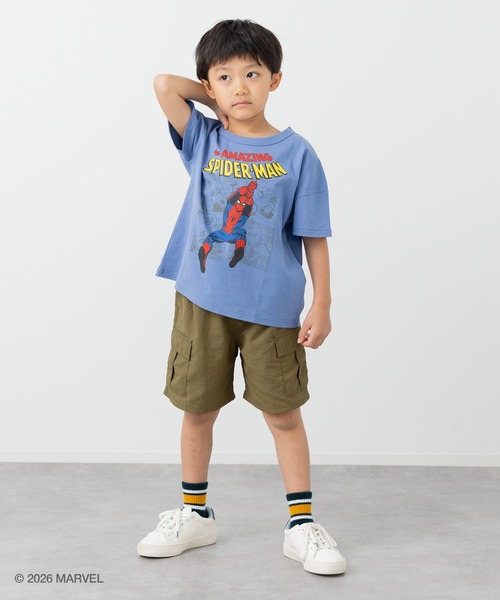 MARVEL（マーベル）の「〈スパイダーマン〉半袖Tシャツ（Tシャツ/カットソー・キッズ・チャコールグレー/ブルー/グレイッシュブルー/ホワイト・100cm/110cm/120cm/130cm/140cm）」の20枚目の写真