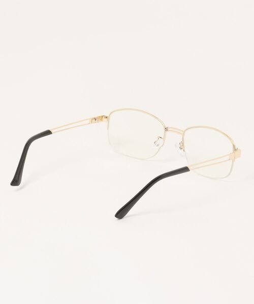 Burner(バーナー)の「【BLUR GLASS(ブラー・グラス)】ブルーライトカット伊達メガネ blu-gls-1-8(メガネ・メンズ・ゴールド・FREE)」の3枚目の写真