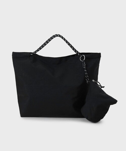 ESPERANZA（エスペランサ）の「ウォッシャーナイロンパッカブルトート（トートバッグ・レディース・チェック/ブラック/アイボリー/ピンク・FREE）」の18枚目の写真
