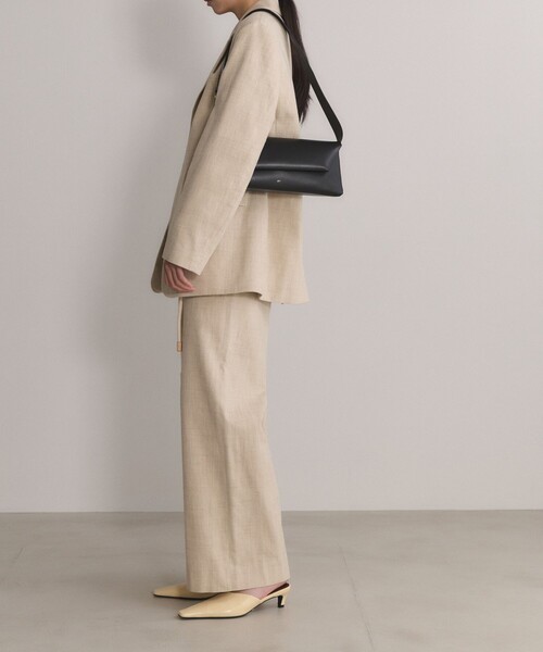 ADAM ET ROPE'(アダムエロペ)の「【PFT】Roll Flap small Bag(ショルダーバッグ・レディース・ブラック/クリーム・FREE)」の8枚目の写真