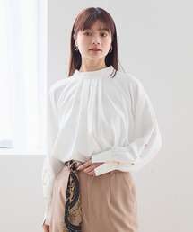 Andemiu | ソデボタンブラウス656546(シャツ/ブラウス)