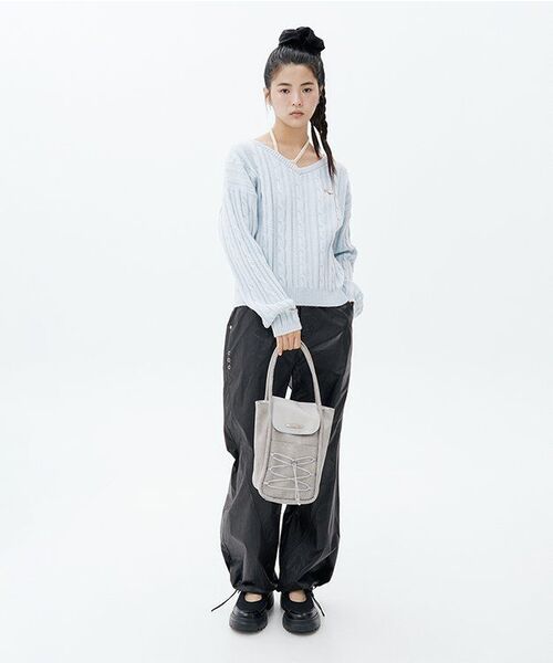 MAC MOC(マックモック)の「グリッドメッシュメリージェンスニーカー5cm(バレエシューズ・レディース・アイボリー/シルバー/ブラック・22.5cm/23cm/23.5cm/24cm/24.5cm/25cm)」の19枚目の写真