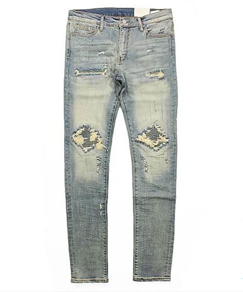 mnml（ミニマル）の「mnml【ミニマル】-X162 SKINNY FIT DENIM（デニムパンツ・メンズ・ブラック系/インディゴブルー・XL/M/L/S）」の13枚目の写真