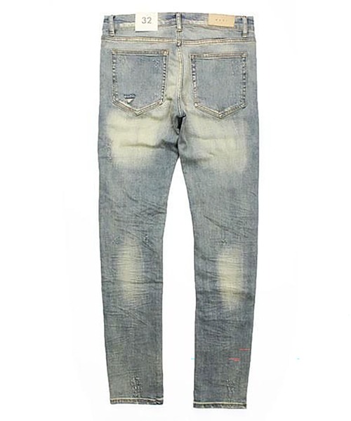 mnml（ミニマル）の「mnml【ミニマル】-X162 SKINNY FIT DENIM（デニムパンツ・メンズ・ブラック系/インディゴブルー・XL/M/L/S）」の14枚目の写真