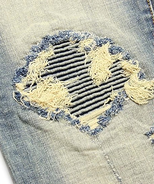 mnml（ミニマル）の「mnml【ミニマル】-X162 SKINNY FIT DENIM（デニムパンツ・メンズ・ブラック系/インディゴブルー・XL/M/L/S）」の16枚目の写真