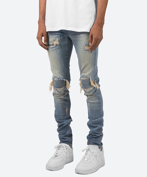 mnml（ミニマル）の「mnml【ミニマル】-X162 SKINNY FIT DENIM（デニムパンツ・メンズ・ブラック系/インディゴブルー・XL/M/L/S）」の19枚目の写真