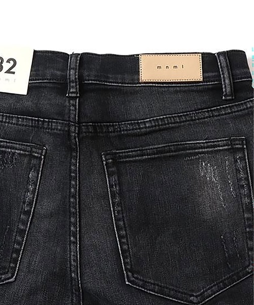 mnml（ミニマル）の「mnml【ミニマル】-X162 SKINNY FIT DENIM（デニムパンツ・メンズ・ブラック系/インディゴブルー・XL/M/L/S）」の9枚目の写真