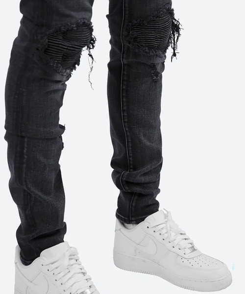 mnml（ミニマル）の「mnml【ミニマル】-X162 SKINNY FIT DENIM（デニムパンツ・メンズ・ブラック系/インディゴブルー・XL/M/L/S）」の12枚目の写真