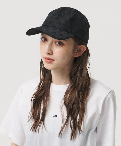 UNITED ARROWS（ユナイテッドアローズ）の「シアードット キャップ（キャップ・レディース・ブラック・FREE）」の3枚目の写真