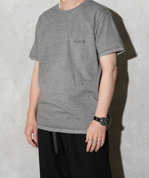 JERZEES(ジャージーズ)の「JERZEES / ジャージーズ "CHESHIRE CAT" SS TEE チェシャ猫 バックプリント ショートスリーブTシャツ(Tシャツ/カットソー・メンズ・ホワイト/ブラック・MEDIUM/LARGE/X-LARGE)」の7枚目の写真