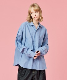 OPEN COLLAR CHAMBRAY SHIRT / オープンカラーシャンブレーシャツ