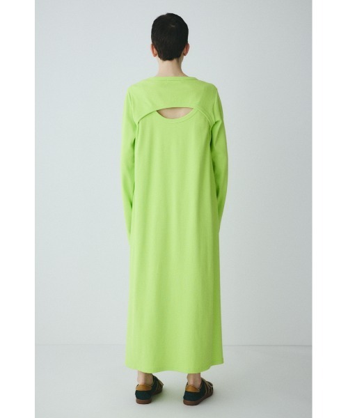 HeRIN.CYE(ヘリンドットサイ)の「Back open cut dress バックオープンカットドレス(ワンピース・レディース・オフホワイト/ブラック/ライム・FREE)」の10枚目の写真