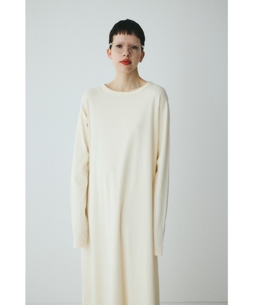 HeRIN.CYE(ヘリンドットサイ)の「Back open cut dress バックオープンカットドレス(ワンピース・レディース・オフホワイト/ブラック/ライム・FREE)」の4枚目の写真