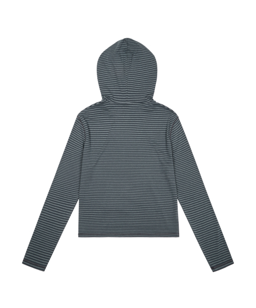 AAKAM（アーカム）の「Linear Pattern Hooded Long Sleeve (Gray)（パーカー・レディース・その他・1/2）」の3枚目の写真