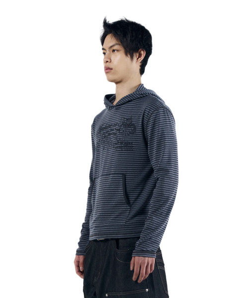 AAKAM（アーカム）の「Linear Pattern Hooded Long Sleeve (Gray)（パーカー・レディース・その他・1/2）」の11枚目の写真