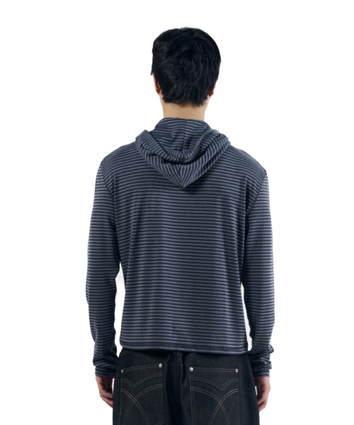 AAKAM（アーカム）の「Linear Pattern Hooded Long Sleeve (Gray)（パーカー・レディース・その他・1/2）」の12枚目の写真