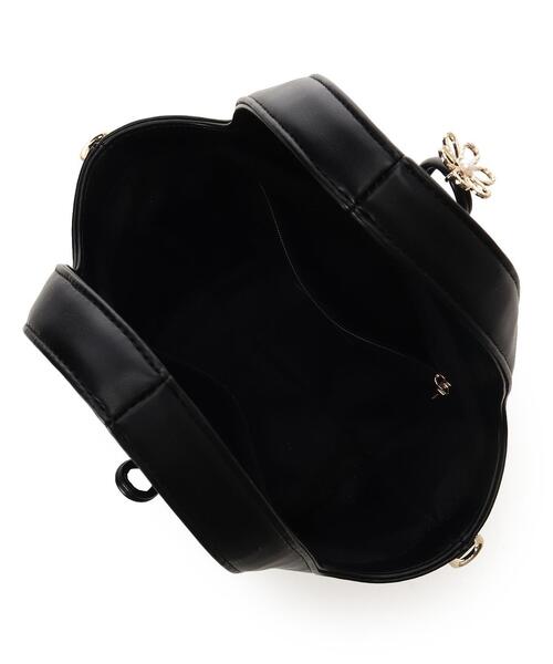 Samantha Thavasa（サマンサタバサ）の「オリジナルフラワーモチーフ金具 ハンドバッグ（ハンドバッグ・レディース・ブラック/ピンク/イエロー/ラベンダー・FREE）」の8枚目の写真