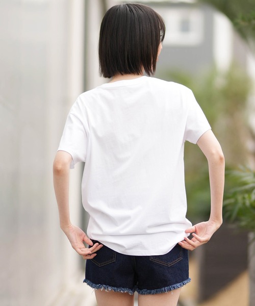 BILLABONG（ビラボン）の「BILLABONG/ビラボン 半袖 Tシャツ BG013200（Tシャツ/カットソー・レディース・ブラック/ホワイト・M/L）」の4枚目の写真