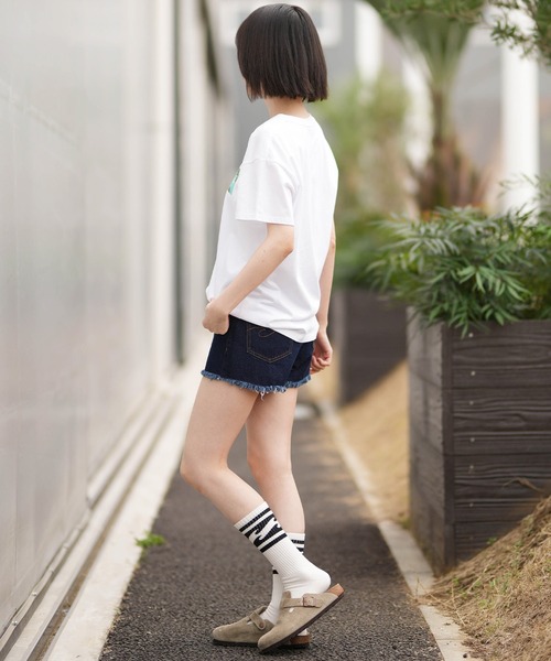 BILLABONG（ビラボン）の「BILLABONG/ビラボン 半袖 Tシャツ BG013200（Tシャツ/カットソー・レディース・ブラック/ホワイト・M/L）」の7枚目の写真