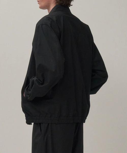 ATON / エイトン】LIGHT TC GABARDINE WASHED HARRINGTON JACKET