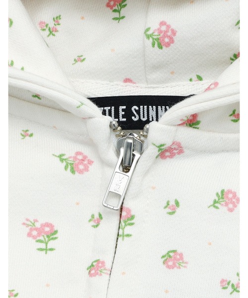 Little sunny bite(リトルサニーバイト)の「【8】【it】【Little Sunny Bite】floral hoodie(パーカー・レディース・ホワイト/ピンク/ブラック・MEDIUM/SMALL)」の7枚目の写真