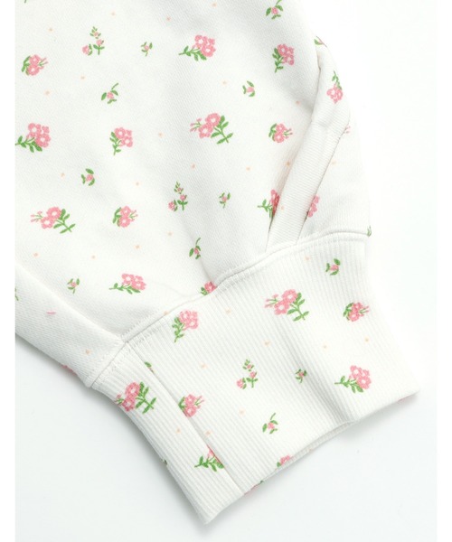 Little sunny bite(リトルサニーバイト)の「【8】【it】【Little Sunny Bite】floral hoodie(パーカー・レディース・ホワイト/ピンク/ブラック・MEDIUM/SMALL)」の12枚目の写真