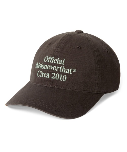 thisisneverthat(ディスイズネバーザット)の「Times Cap(キャップ・メンズ・ブラック/ブルー/オレンジ系その他/ダークブラウン/グリーン/チャコール・FREE)」の4枚目の写真