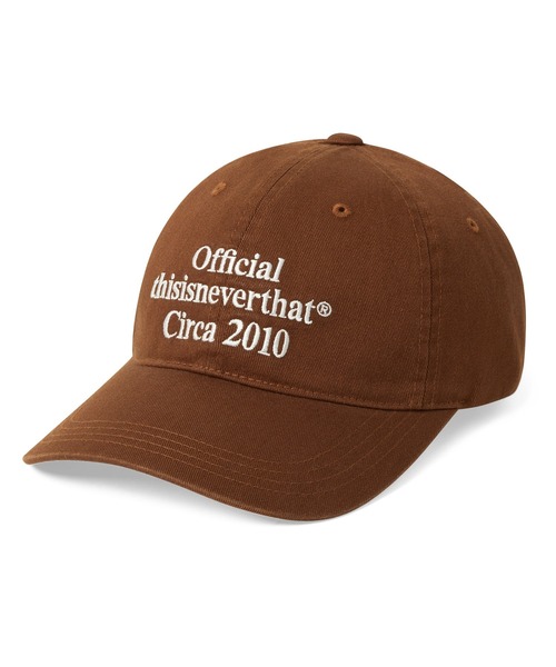thisisneverthat(ディスイズネバーザット)の「Times Cap(キャップ・メンズ・ブラック/ブルー/オレンジ系その他/ダークブラウン/グリーン/チャコール・FREE)」の6枚目の写真