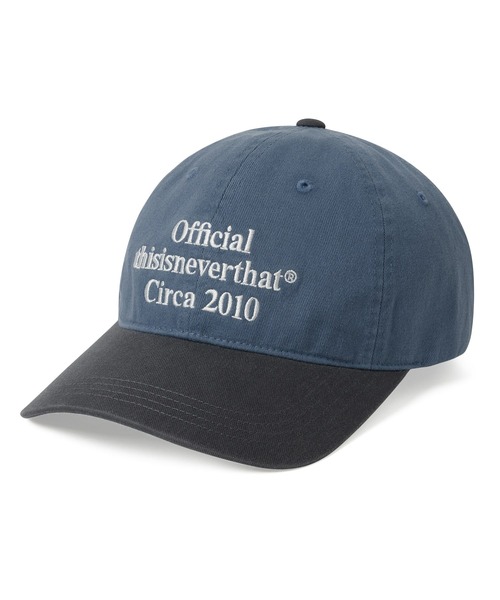 thisisneverthat(ディスイズネバーザット)の「Times Cap(キャップ・メンズ・ブラック/ブルー/オレンジ系その他/ダークブラウン/グリーン/チャコール・FREE)」の1枚目の写真