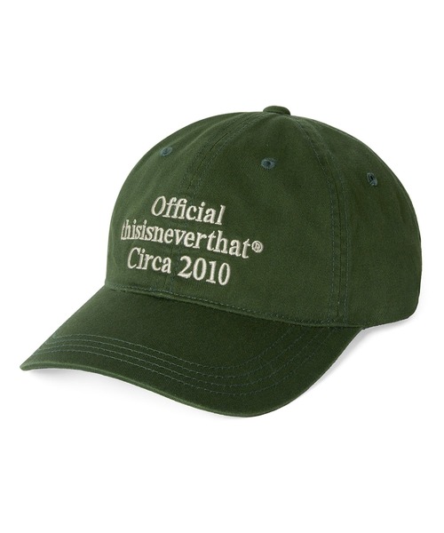 thisisneverthat(ディスイズネバーザット)の「Times Cap(キャップ・メンズ・ブラック/ブルー/オレンジ系その他/ダークブラウン/グリーン/チャコール・FREE)」の5枚目の写真