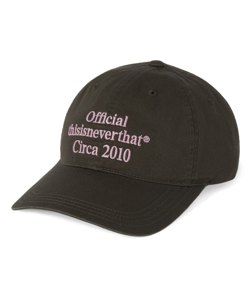 thisisneverthat(ディスイズネバーザット)の「Times Cap(キャップ・メンズ・ブラック/ブルー/オレンジ系その他/ダークブラウン/グリーン/チャコール・FREE)」の3枚目の写真
