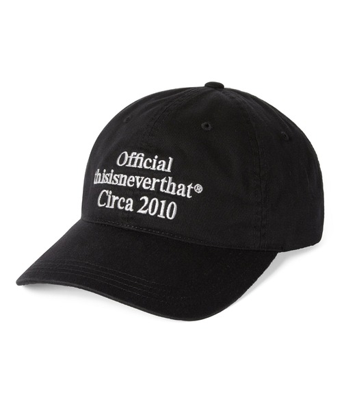 thisisneverthat(ディスイズネバーザット)の「Times Cap(キャップ・メンズ・ブラック/ブルー/オレンジ系その他/ダークブラウン/グリーン/チャコール・FREE)」の2枚目の写真